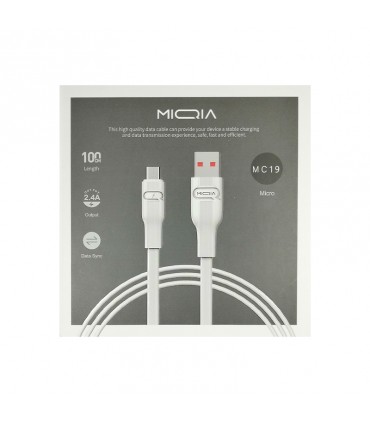 خرید کابل شارژ میکرو یو اس بی میکیا مدل MC19