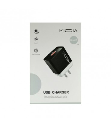 فروش عمده شارژر فست میکیا مدل MA07 دارای کابل میکرو یو اس بی